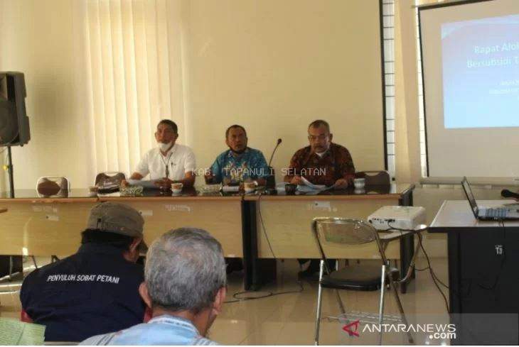 Alokasi pupuk bersubsidi untuk petani Tapsel di 2022 dipastikan berkurang