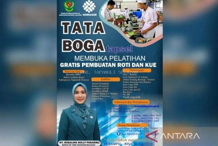 Pemkab Tapsel Buka Pelatihan Las Dan Tata Boga Kerjasama Kementerian Tenaga Kerja