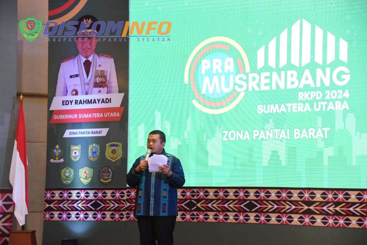 Jadi Tuan Rumah Musrenbang Zona Pantai Barat, Bupati Dolly Paparkan Keberhasilan Program di Tapsel
