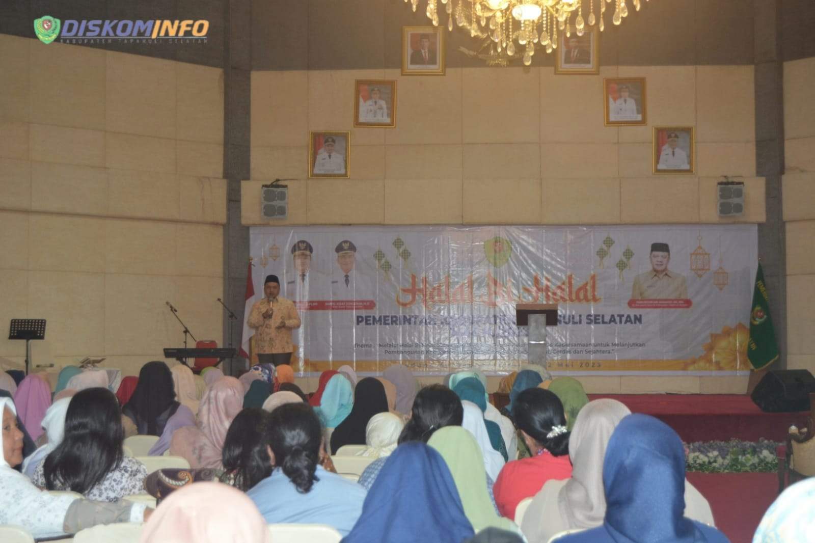 Pemkab Tapsel Gelar Halal Bihalal Yang Dirangkai Dengan Penyerahan Bantuan