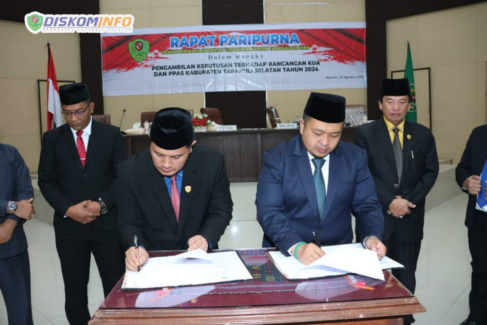 Bupati Tapsel Ucapkan Terimakasih Atas Kelancaran Pembahasan KUA dan PPAS Tapsel Tahun Anggaran 2024