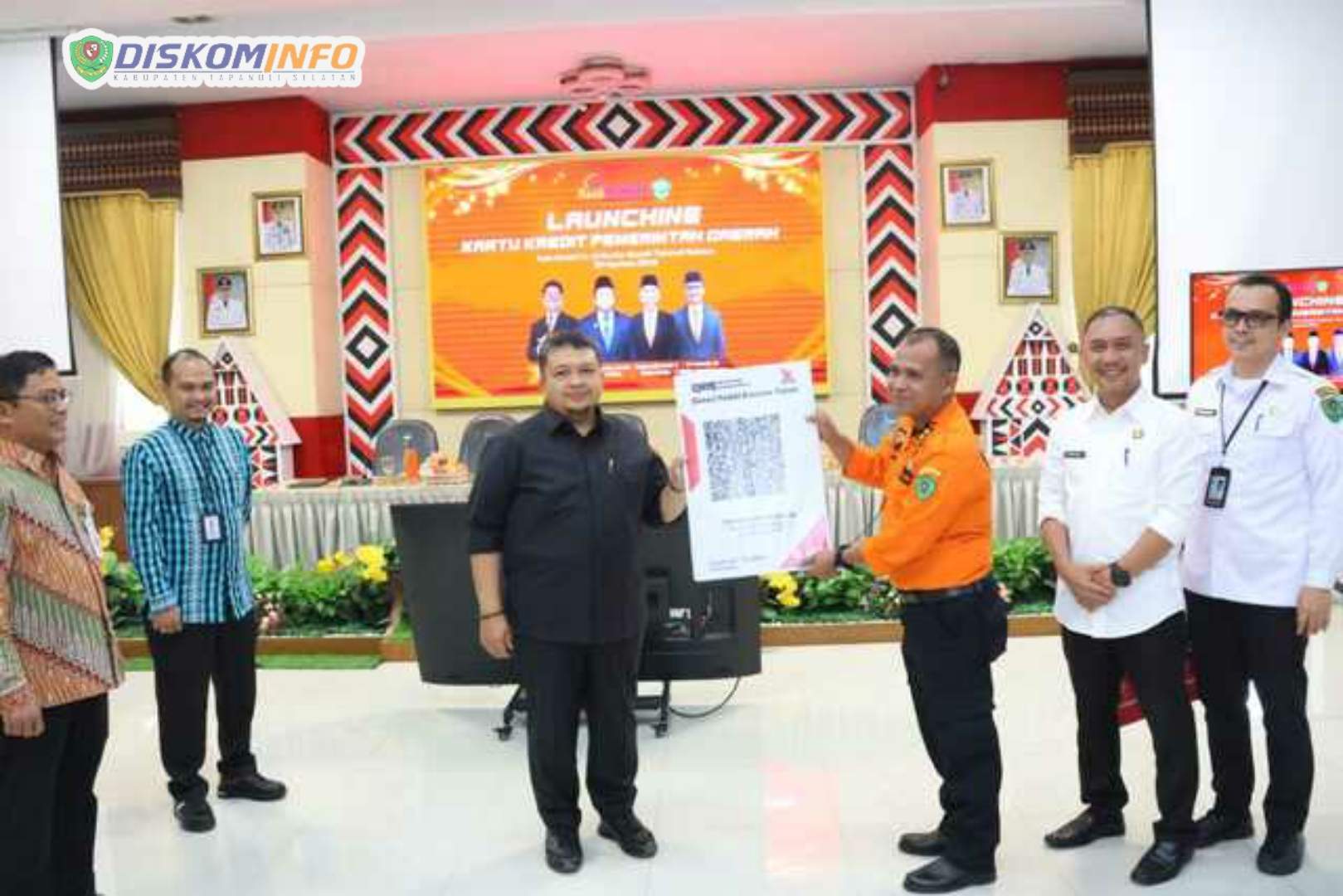 Bupati Dolly Launching Dompak BPBD Kabupaten Tapanuli Selatan