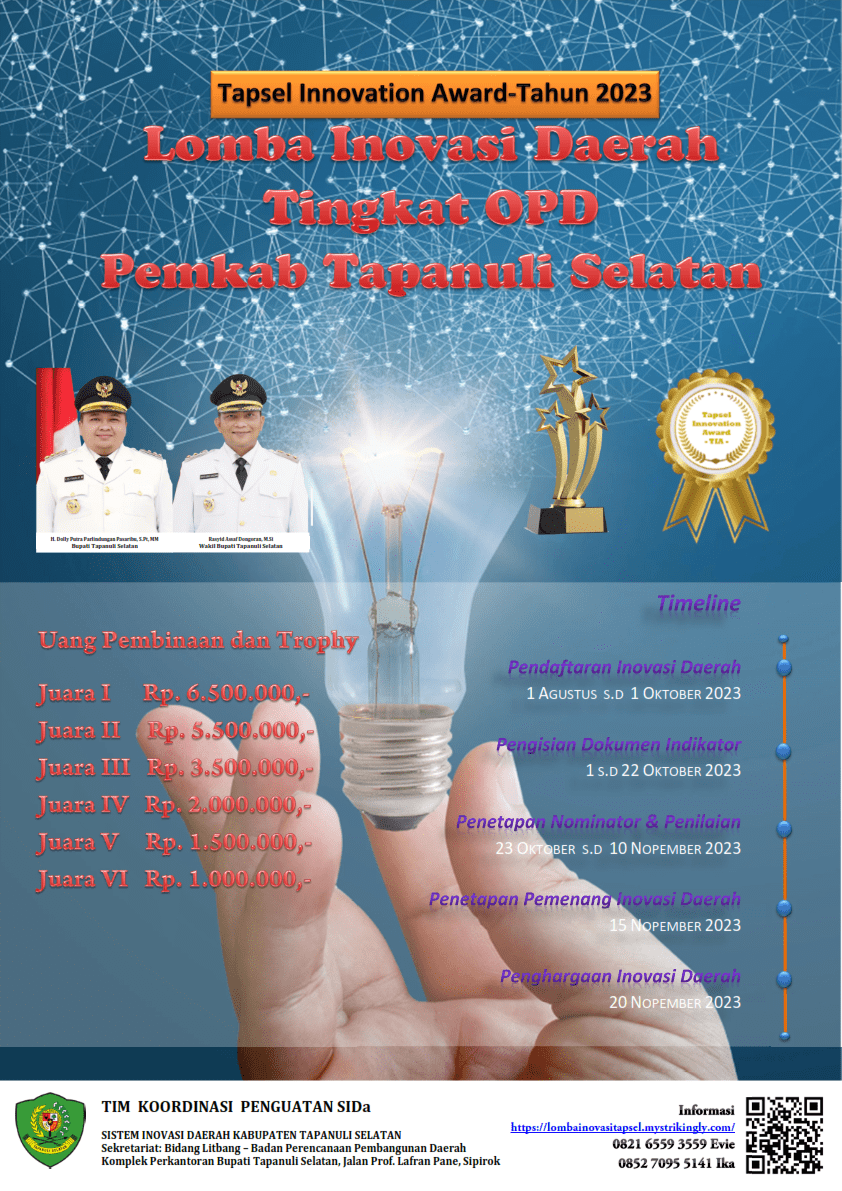 TAPSEL INNOVATION AWARD TAHUN 2023