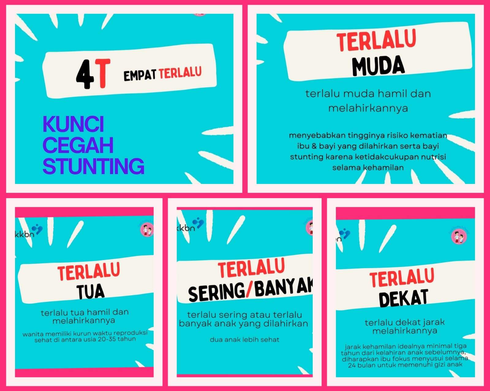 Cegah Stunting dengan 4T (Empat Terlalu)