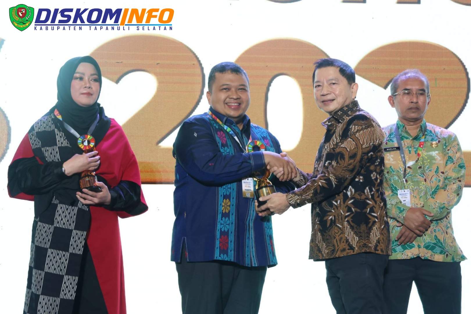 Selamat! Pemkab Tapsel raih juara satu I-SIM SDG's Action Award for Regencies 2023