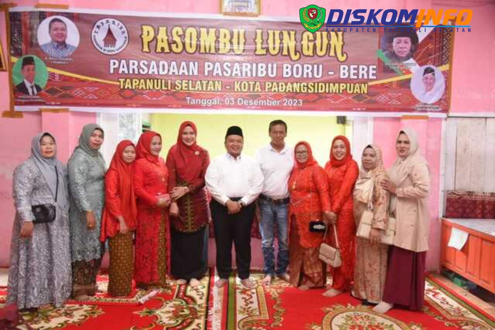 Dolly dan Rosalina Hadiri Acara “Pasombu Lungun Parsadaan Pasaribu Boru-Bere se-Tapsel dan Kota Padangsidimpuan”