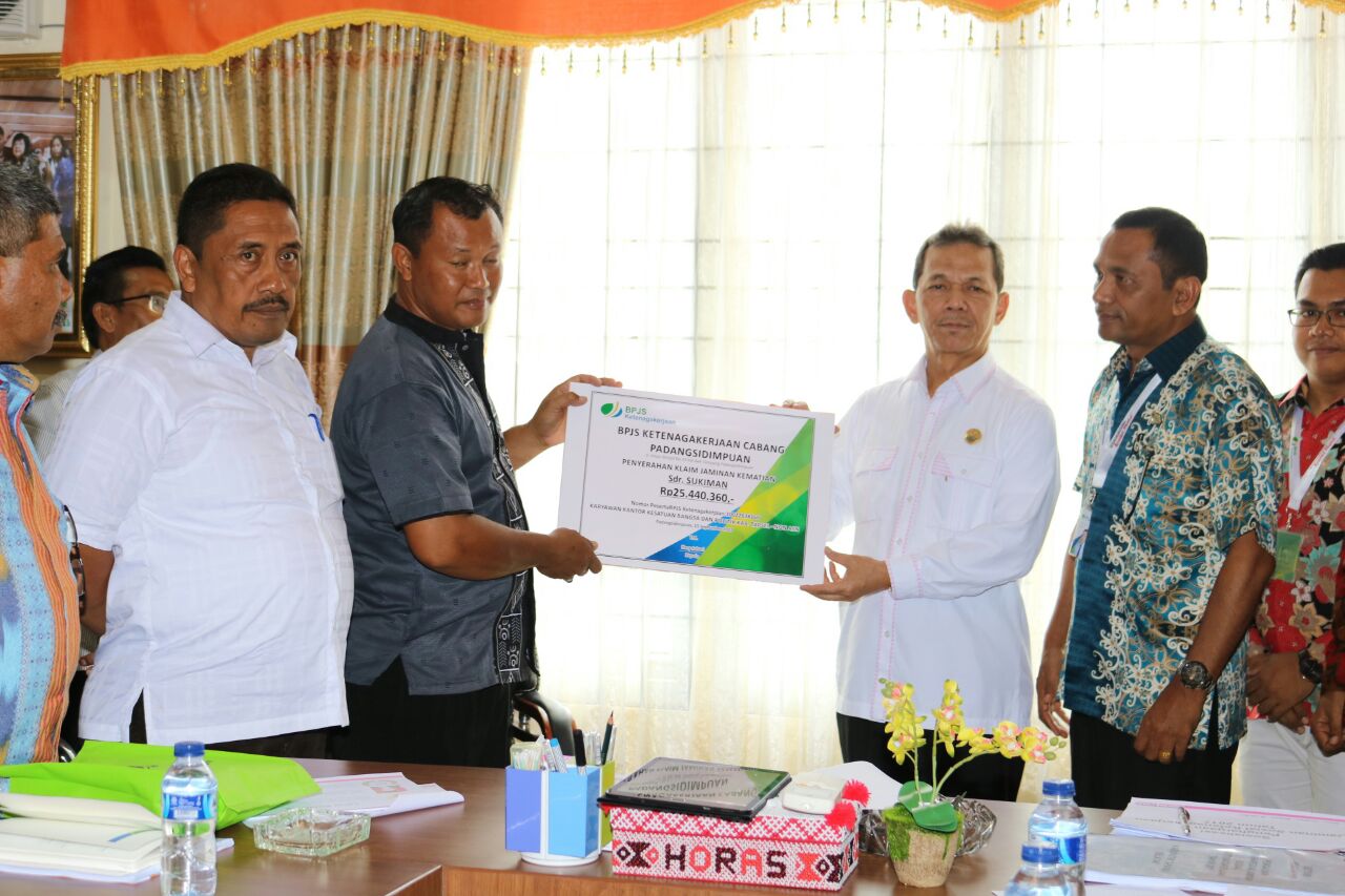 Pemerintah Kabupaten Tapanuli Selatan Masuk Nominasi BPJS Ketenagakerjaan Award