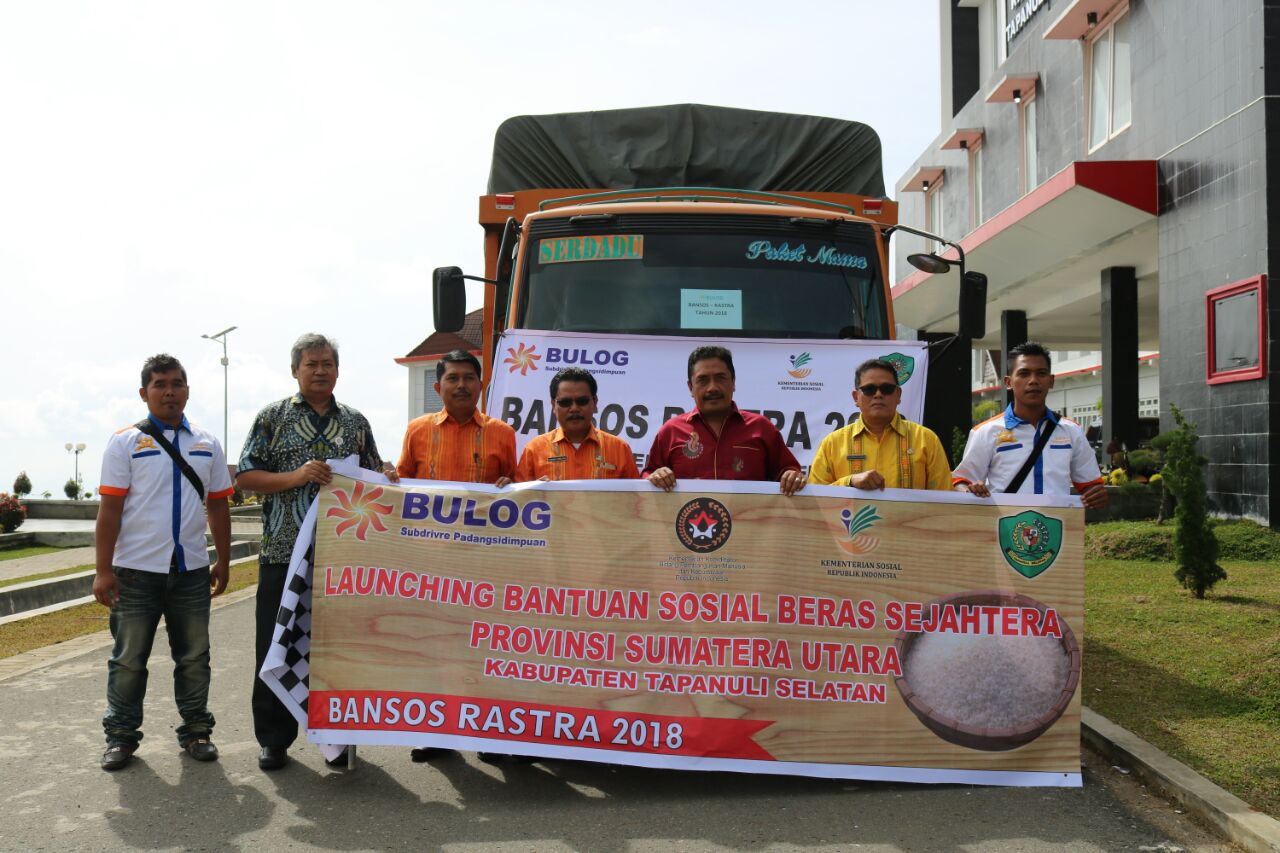 Pemkab Tapsel Launching Bansos Rastra 2018