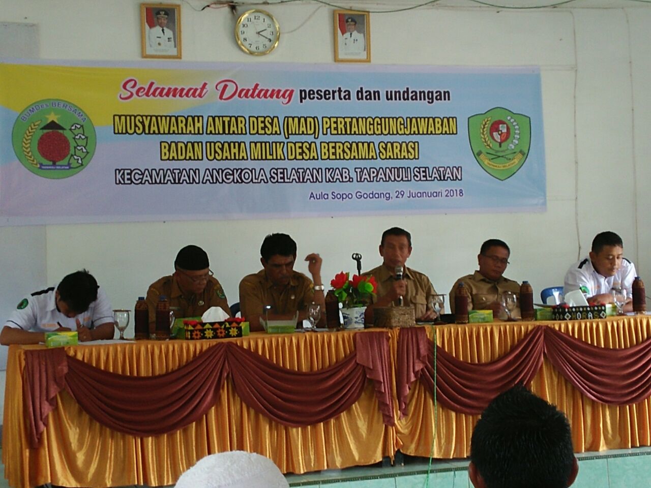 Gelar MAD Bumdes Bersama Sarasi Kecamatan Angkola Selatan Santuni Anak Yatim